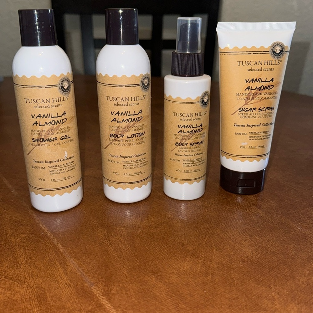 Bath Gel Lotion 4 Piece Set  Tuscan Hills